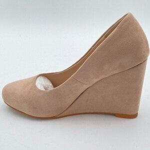 FOWT Women's Classic Wedge Pumps Basic Closed Almond Toe Thick High Heels
